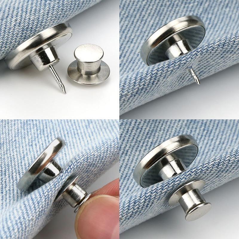 Detachable Adjustable Waist Button Decorative Button