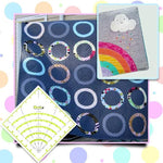 Load image into Gallery viewer, Arcs &amp; Fans Quilt Circle Cutter Ruler
