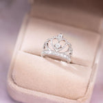 Load image into Gallery viewer, 925 Sterling Silver Princess Crown Ring
