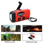 Load image into Gallery viewer, Solar Hand-cranked Radio with LED Flashlight
