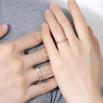 Load image into Gallery viewer, Simple Couple Silver Ring
