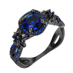 Load image into Gallery viewer, Vintage Black Sapphire Ring
