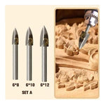 Load image into Gallery viewer, Wood Carving &amp; Engraving Drill Bit Set
