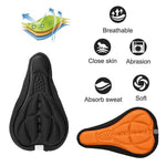 Load image into Gallery viewer, 3D Silicone Soft Bike Seat Saddle Cover
