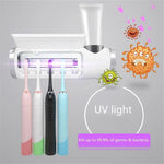 Load image into Gallery viewer, UV Toothbrush Holder(5 Toothbrushes Holding and Four Stickers Included)
