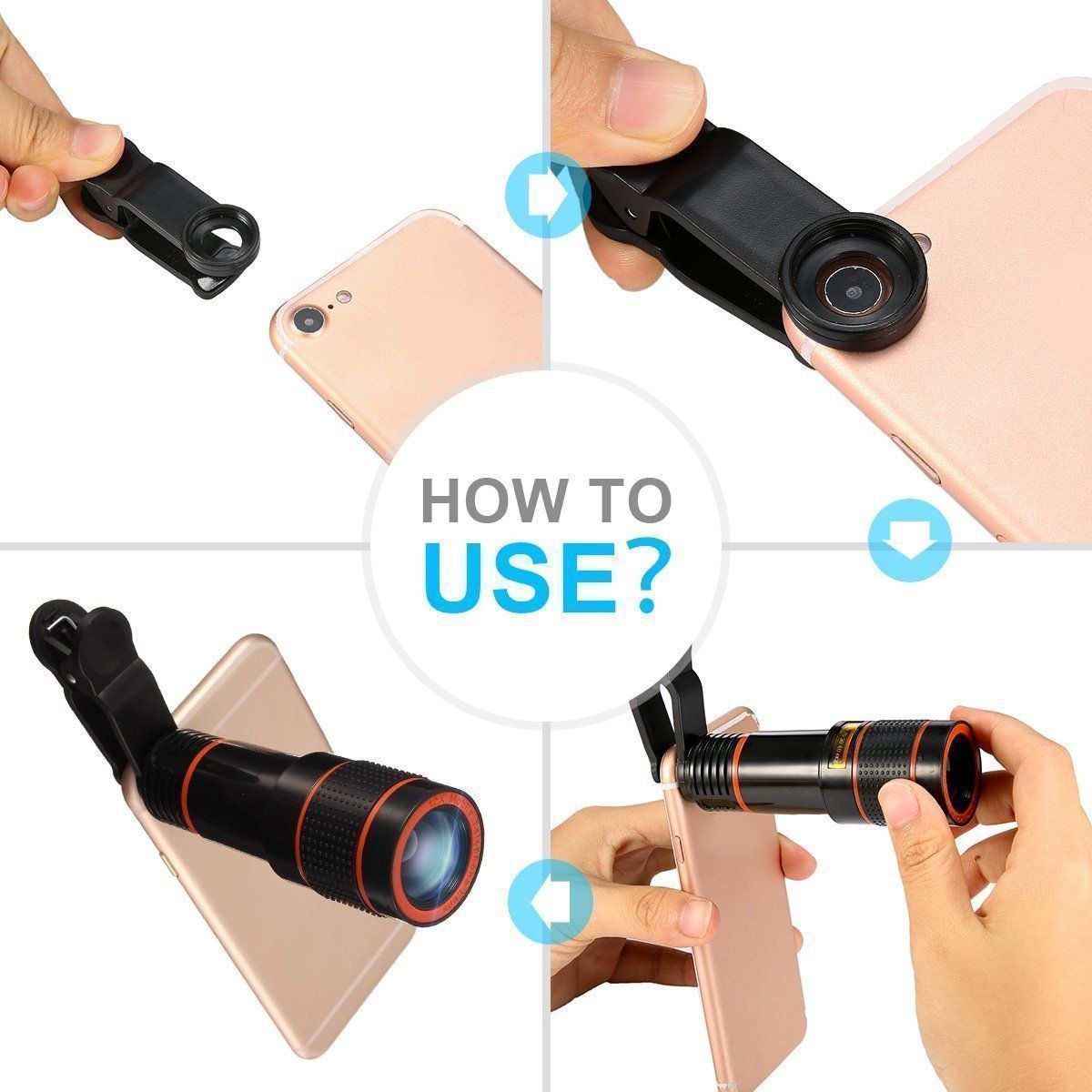 12X Phone Camera Lens Kit