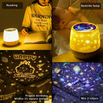 Load image into Gallery viewer, Multifunctional LED Night Light Star Projector Lamp, 5 Sets of Film
