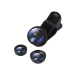 Load image into Gallery viewer, 3 in 1 Clip on 180 Degree Fish Eye Lens
