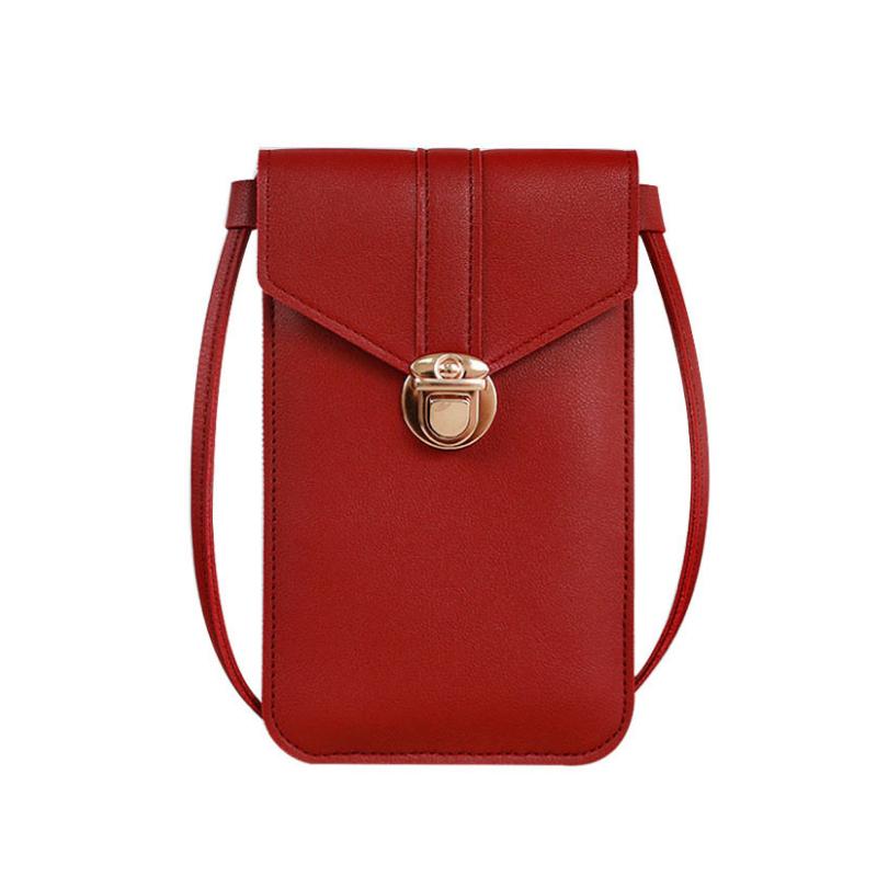 Touchable PU Leather Change Bag