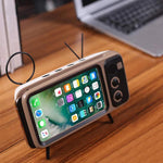 Load image into Gallery viewer, Retro TV Bluetooth Speaker+ Mobile Phone Holder
