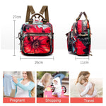 Load image into Gallery viewer, Leisure Style Flower Pattern Backpack
