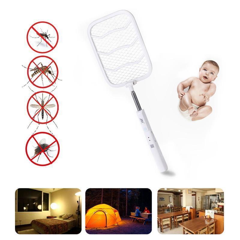 Telescopic electric mosquito swatter