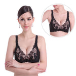 Load image into Gallery viewer, Women Sexy Adjustable Front Buckle Lace Vest Bra
