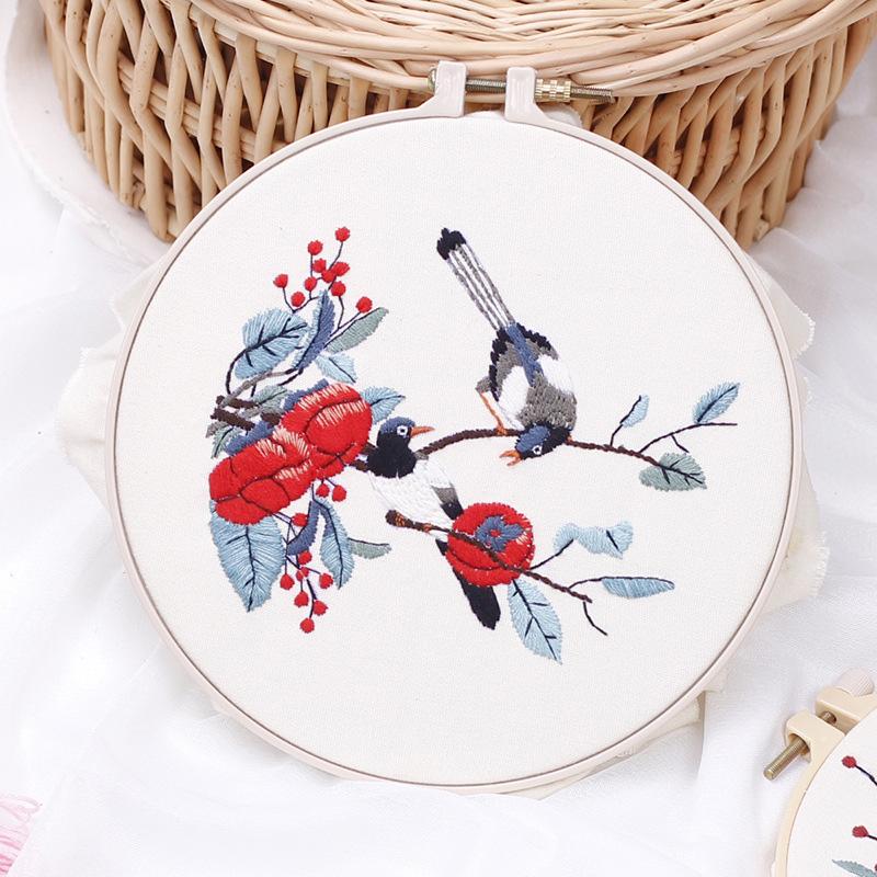 Hand-embroidered DIY Kit