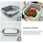 Load image into Gallery viewer, Portable Multi-function Collapsible Dish Tub
