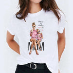 Load image into Gallery viewer, Mother&#39;s Day Theme Printed T-shirt
