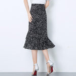 Load image into Gallery viewer, Women&#39;s Floral Irregular Fishtail Skirt
