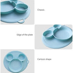 Load image into Gallery viewer, Baby Silicone Plate Kids Bowl
