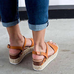 Load image into Gallery viewer, Women&#39;s Espadrilles Platform Sandal
