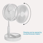 Load image into Gallery viewer, Telescopic Folding USB Charging Fan
