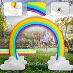 Load image into Gallery viewer, Inflatable Water Spray Rainbow Arch
