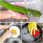 Load image into Gallery viewer, Silicone Kitchen Dishwashing Brush
