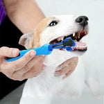 Load image into Gallery viewer, Three Sided Pet Toothbrush
