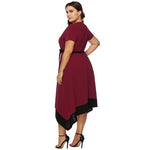 Load image into Gallery viewer, Plus Size Bow Belt Dress
