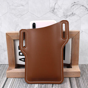 Retro Short Cell Phone Case Belt Bag