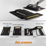 Load image into Gallery viewer, 3-in-1 Card Designed Wallet Mini Razor
