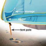 Load image into Gallery viewer, Baby Beach Tent UV-Protection Sun Shelter
