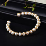 Load image into Gallery viewer, Gold Plated Pearl Bracelet
