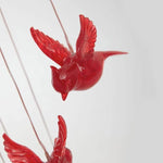 Load image into Gallery viewer, Red Bird Wind Chime Light
