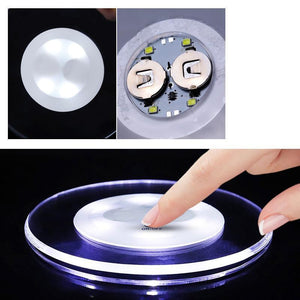 Acrylic LED Light Up Coasters