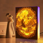 Load image into Gallery viewer, 3D Light and Shadow Night Lamp Paper Carving Art
