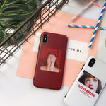 Load image into Gallery viewer, The Girl Silicone iPhone Case
