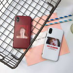 Load image into Gallery viewer, The Girl Silicone iPhone Case
