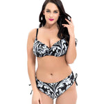 Load image into Gallery viewer, High Waist Printed Bikini Set (Large Size)
