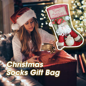 Christmas Socks Gift Bag