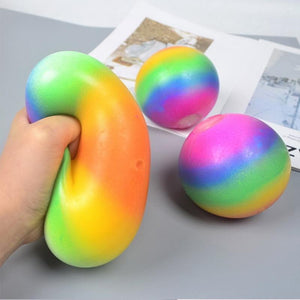 Colorful Vent Ball Press Decompression Toy