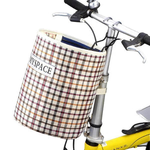 Canvas Folding Bicycle Basket