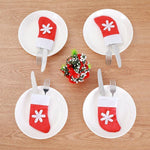 Load image into Gallery viewer, Mini Christmas Stockings Knife Spoon Fork Bag
