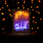 Load image into Gallery viewer, 3D Light and Shadow Night Lamp Paper Carving Art
