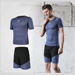 Load image into Gallery viewer, Men tight-fitting short-sleeved sportswear
