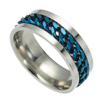 Load image into Gallery viewer, Titanium Steel Rotatable Chain Ring
