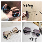 Load image into Gallery viewer, 2020 Vintage Fashion Rimless Crystal Sunglasses
