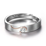 Load image into Gallery viewer, Simple Couple Silver Ring
