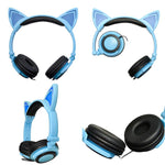 Load image into Gallery viewer, Creative Cat Ear Shape Headphones
