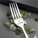 Load image into Gallery viewer, Engraved Fork Gift
