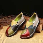 Load image into Gallery viewer, New Fashion Women&#39;s Leather Flat Shoes
